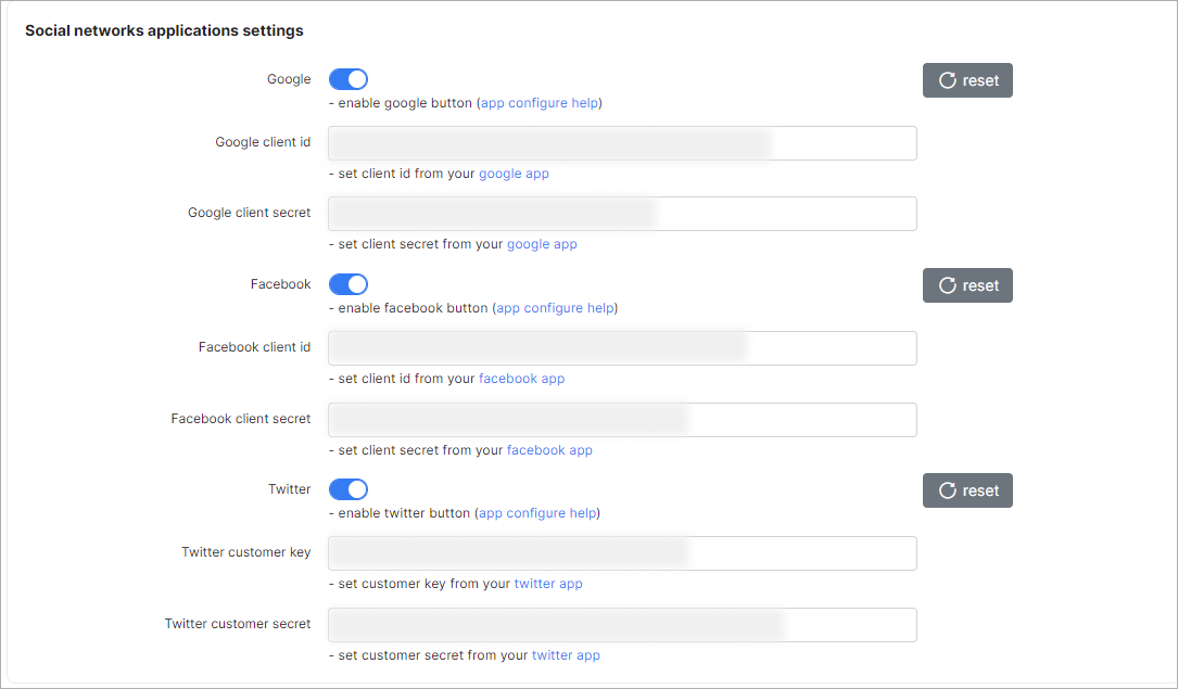 Social Registration | Splynx Documentation