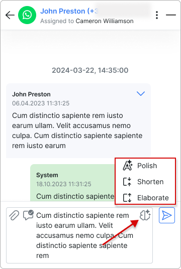 AI actions