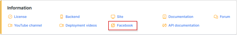 Facebook link