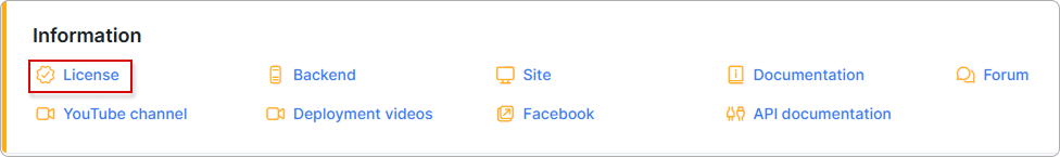 License link