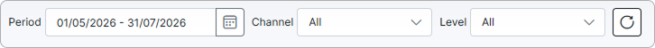 AI log filter options