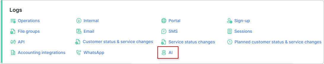 AI navigation link