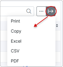 Export options