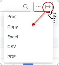 Export options