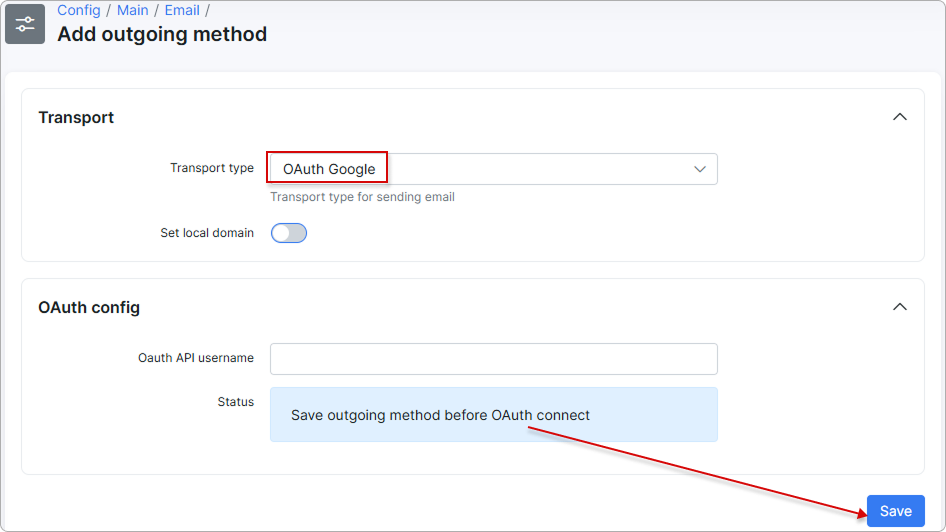 OAuth Google