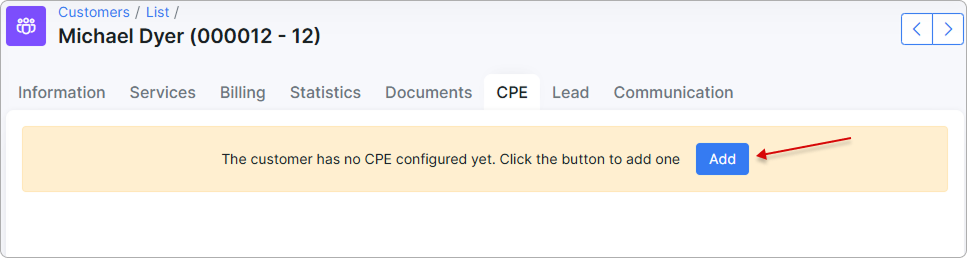 Add button