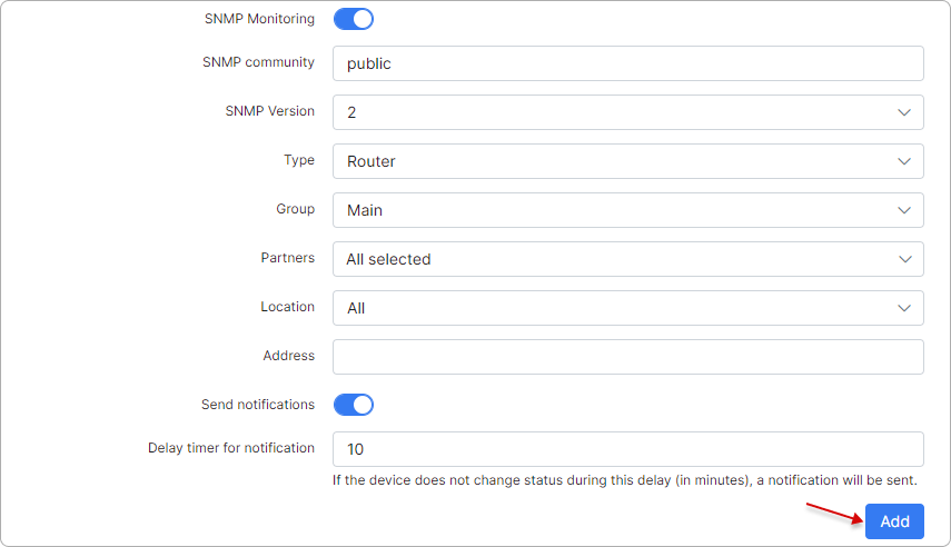 Form for adding hardware 2