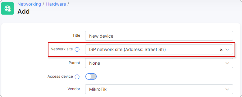 Adding a new hardware device