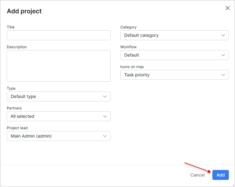 Creating a project