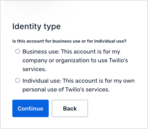 Identity type window