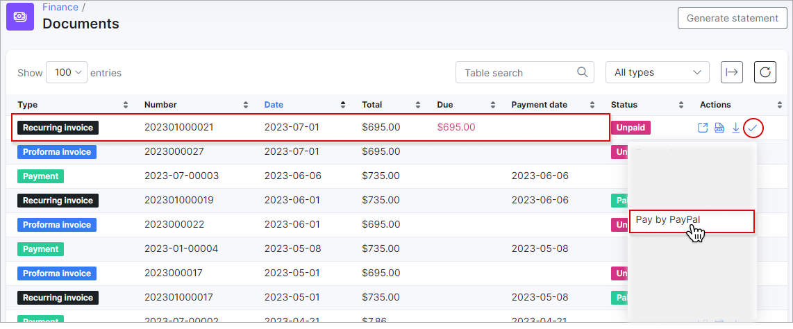 Invoices